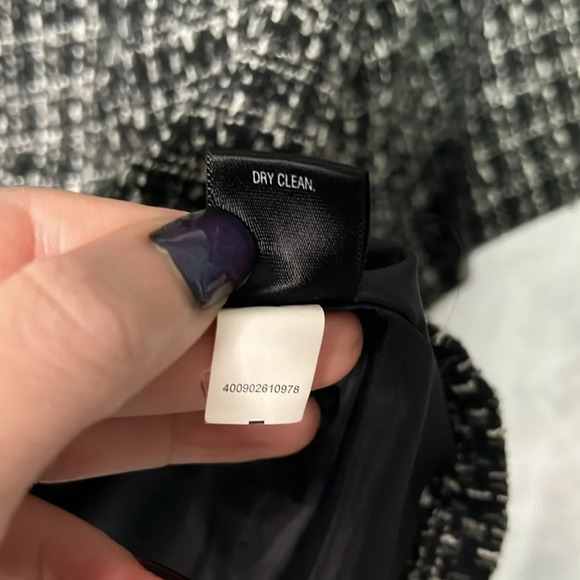 Apt. 9 Cropped Tweed Blazer Black, Grey and White - size Medium - Picture 14 of 14